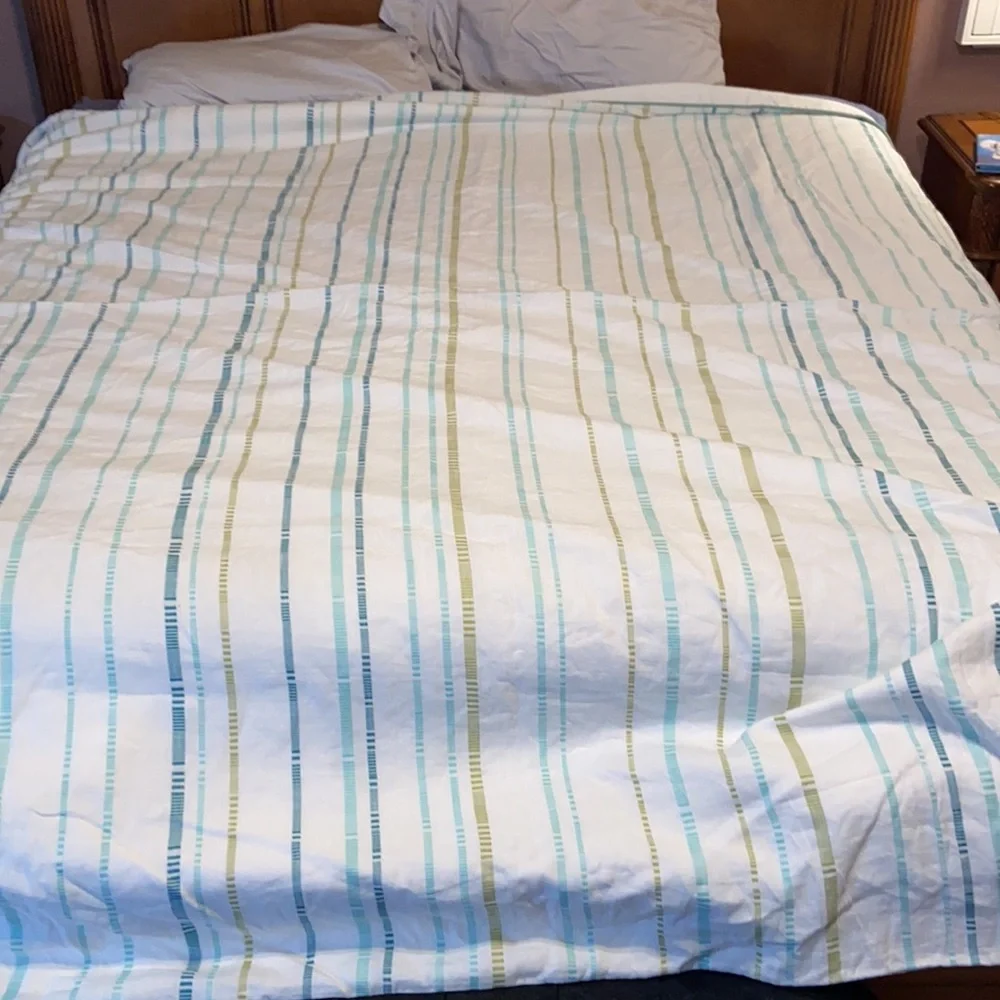 Like new BARCLAY BUTERA LIFESTYLE luxury 100% cotton duvet cover